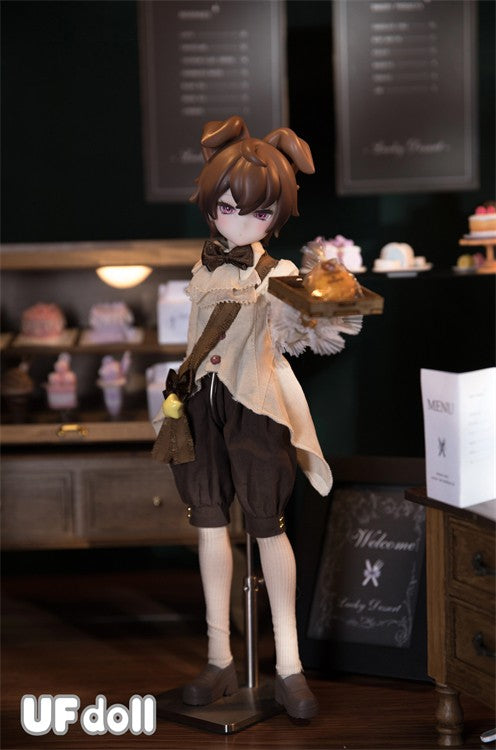 Ufdoll Drink YuenYeung Coffee 35cm/13.7In Bjd Hang Card Dressable Action Figure