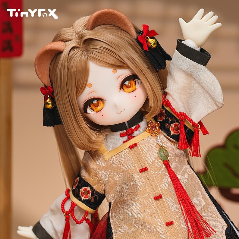 Tinyfox Weasel Money Drawing 27.5cm/10.8In Bjd Full Set Official Action Figure