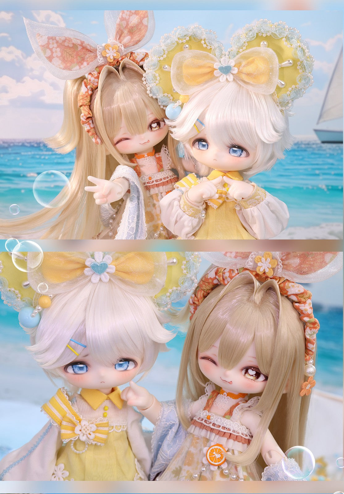 Pre-Order Milo Doll Citrus Sea Salt 10.7In Bjd Full Set Limit Action Figure Gift