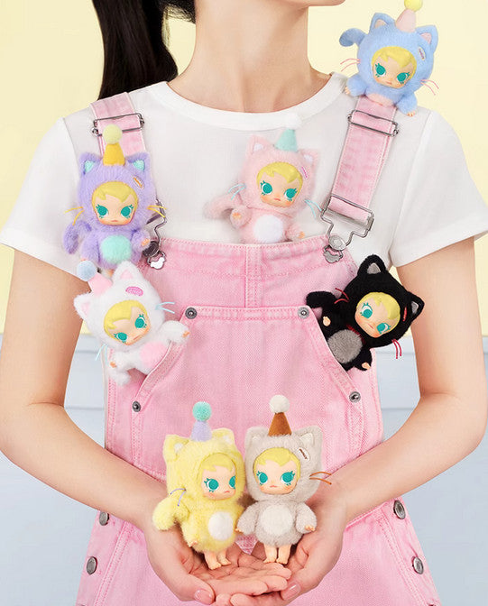 Authentic Baby Molly Pocket Friends Series Blind Box Plush Pendant Toy Keychain