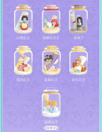 52TOYS Disney Princess D-baby Series Blind box Figures Toy Gift Designer Doll