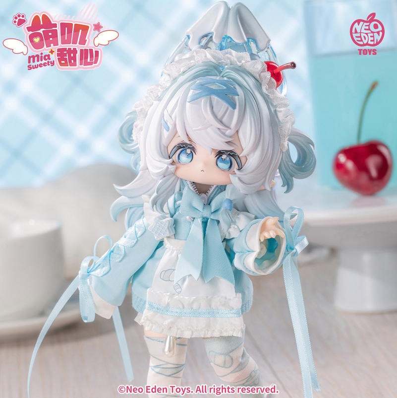 6Pcs Neo Eden Mia Sweety 5.9" Bjd Dressable Action Figure Official In Stock Gift