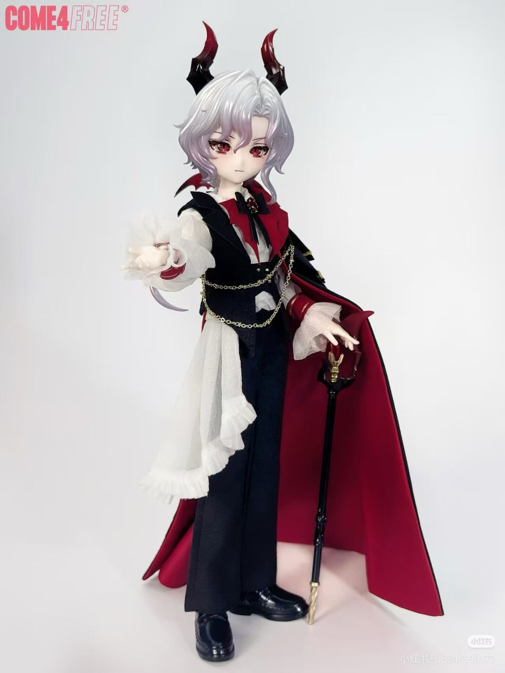 Come4Free Kelaoli Demon NiyruLoi 7.6" Bjd Dressable Confirmed Action Figure Gift