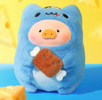 Lulu The Piggy Capoo Foodie Lu 12cm/4.7In Vinyl Plush Pendant Lovely In Stock