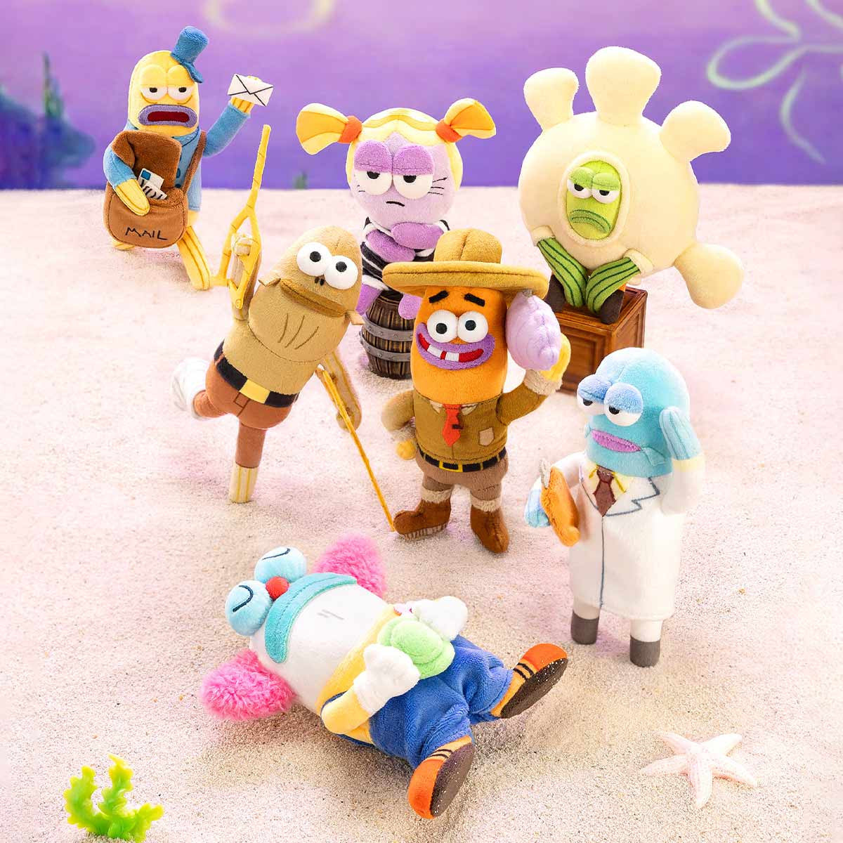 POP MART Residents of Bikini Bottom-Whimsical Plush Part 2 5.51inches Authentic