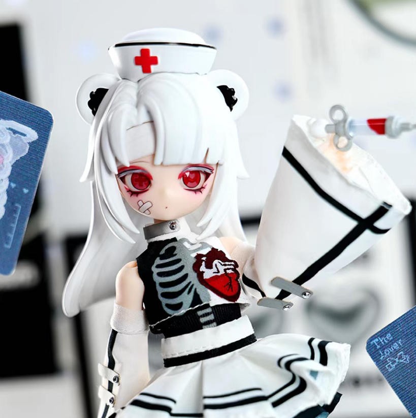 6Pcs Nu Gaia Code Name X Animal Series Dressable Action Figures Official Gift