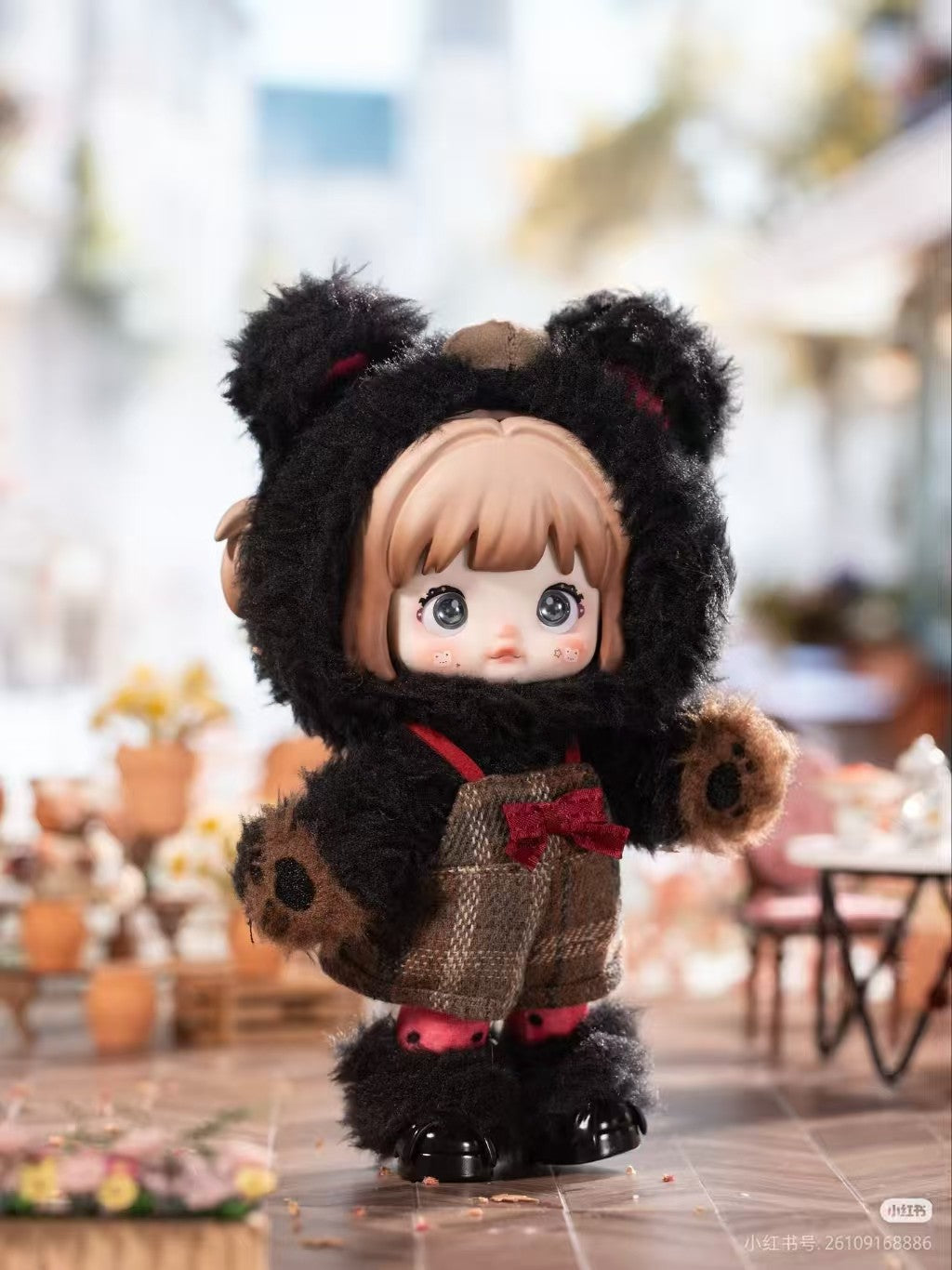 Nommi Forest Kingdom Softie Bear 9.8In Plush Pendant Action Figure Gift In Stock
