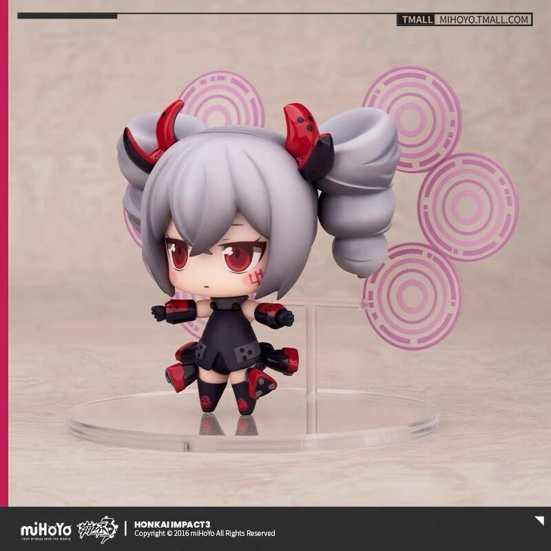 MmiHoYo Bronya Zaych Q Doll Action Figures Original Statue Model Anime Kit Stock