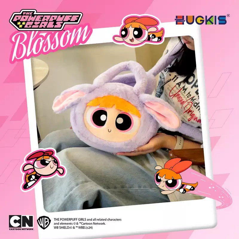 Hugkis Powerpuff Blossom Bubbles Buttercup 10.6In Cross Body Anime Goods Gift