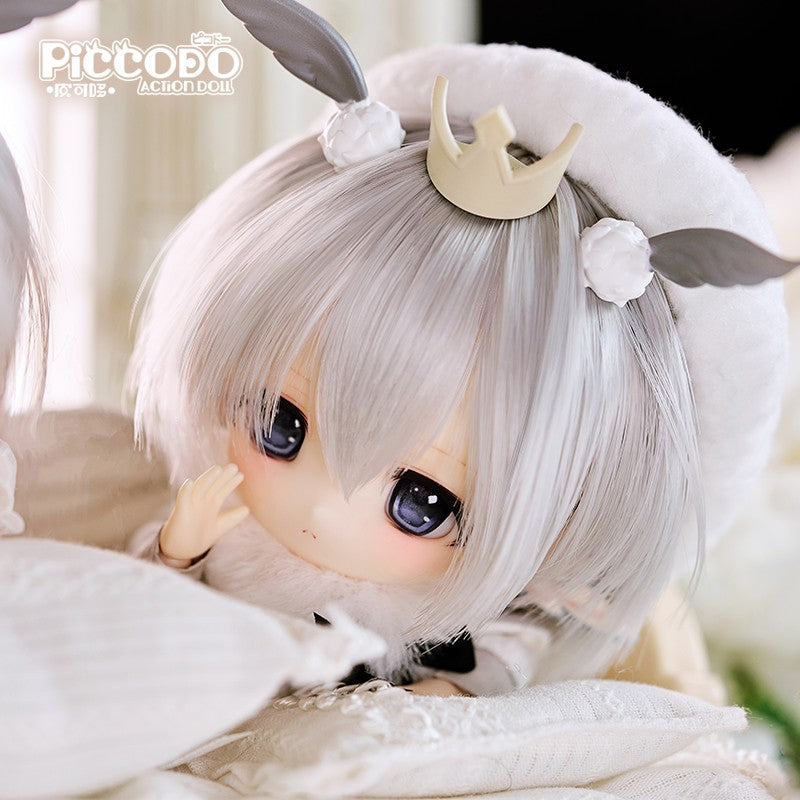 Piccodo Doll Haneko White Alice Haiba 13.6cm/5.3In Bjd Dressable Action Figure