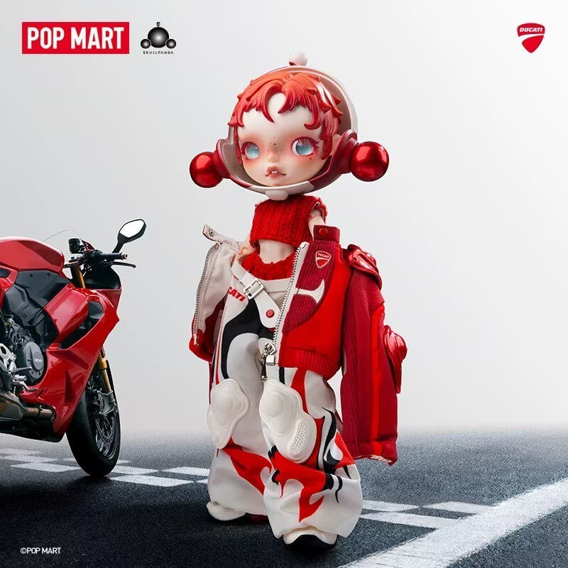 Authentic Skullpanda × Ducati 1/6 Action Toy Gift Figure Toy Cute Hot