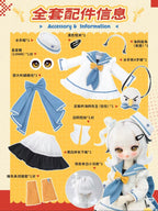 Tinyfox Sailer French Fry Delivery Person 27.5cm/10.8" Bjd 1/6 Full Set Official