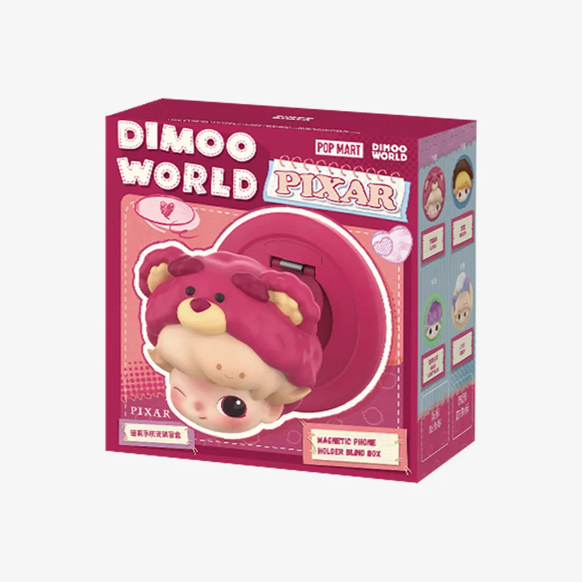 POP MART DIMOO WORLDx PIXAR Series - Magnetic Phone Holder Confirmed Authentic