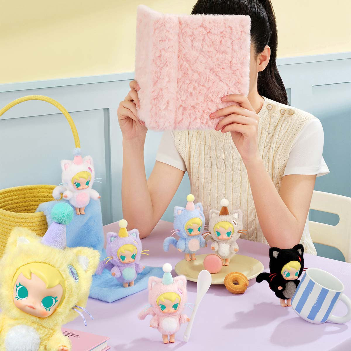 POP MART Baby Molly Pocket Friends Series-Vinyl Plush Pendant Blind Box