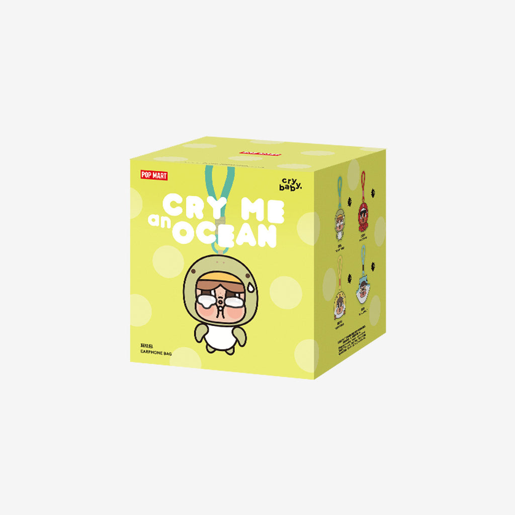 POP MART CRYBABY Cry Me an Ocean Series Earphone Bag 4.41inches Authentic