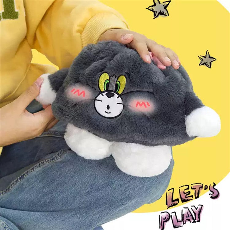 Afgh Tom and Jerry Tom Bucket Bag 20cm/7.8" Plush Doll Lovely Anime Genuine Gift