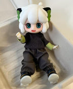 Simontoys Xiao Hei The Legend of Hei 15cm/5.9In Bjd Doll Dressable Official Gift