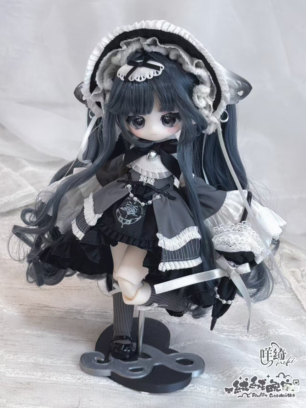 Pre-Sale Meki Fluffy Goodnight WuZei XinRong Bjd Lovely Dressable Hang Card Gift