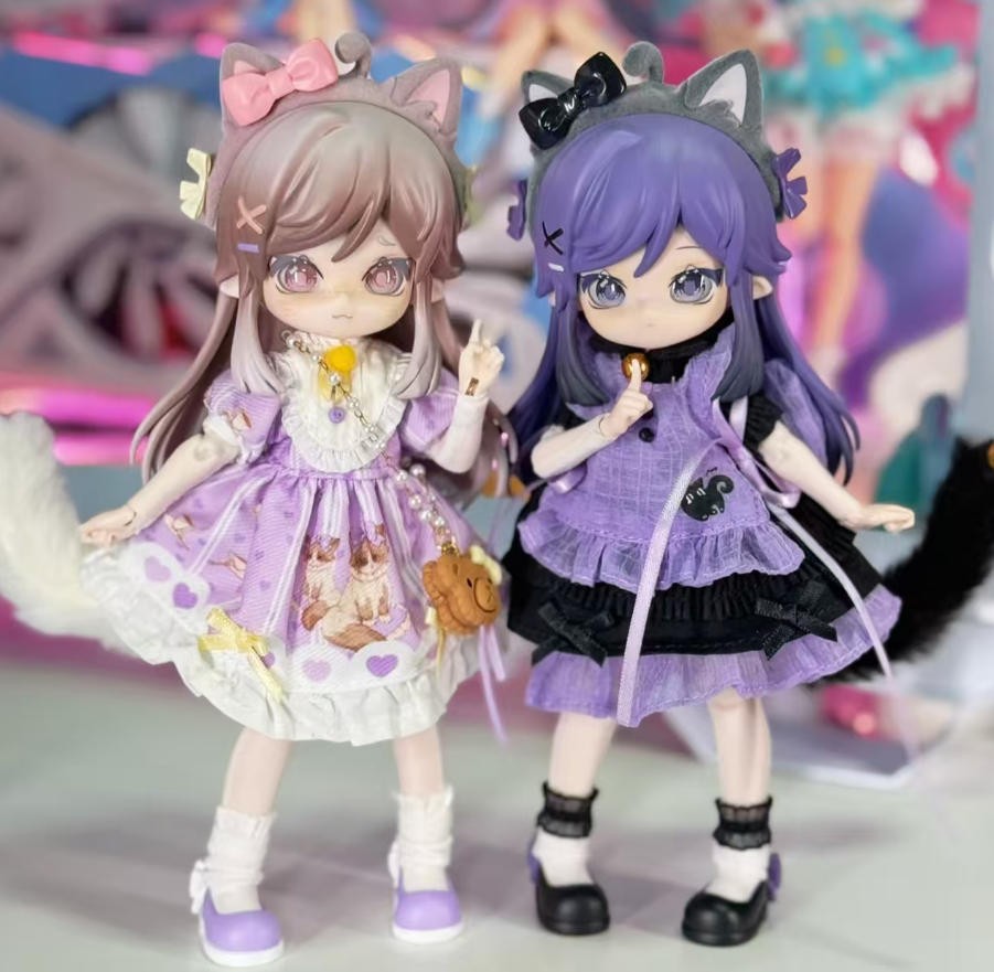 Come4Free Librarian Cat Fantastic Forest 7.8In Bjd Dressable Action Figure Gift