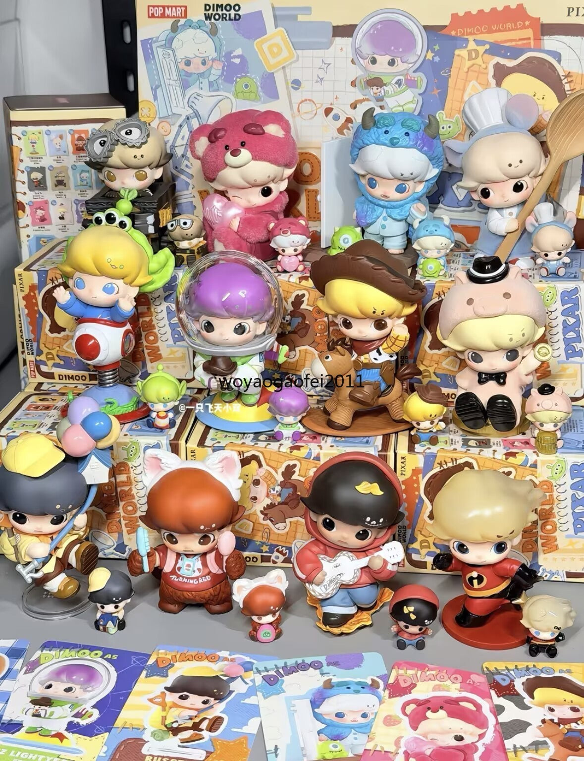 Dimoo In Space Crane【hidden】 Dimoo World X Pixar Series Blind Box Confirmed Toy