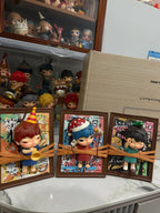 Authentic Hirono Listening Saying Seeing Series 11.2cm Figure Full Set 3