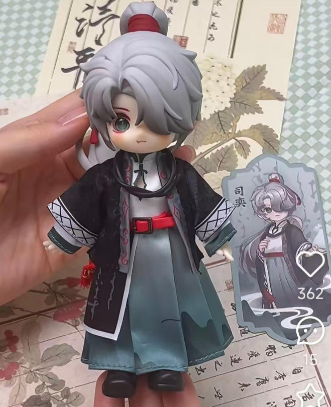 Nagi Si Yi Snake Yunxu Ji 15.19cm/5.9" Bjd Dressable Action Figure Gift In Stock