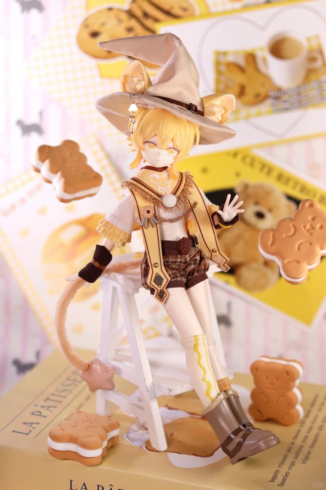 Pre-Sale Visions Paradise Waffle Cookies Mouse 8.8In Lovely Bjd Action Figure