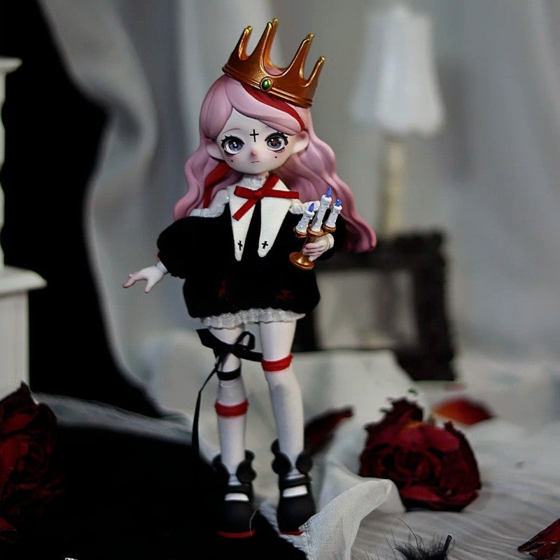 6Pcs Nyssa Bizarre Nightmare 18cm/7In Bjd Dolls Dressable Action Figures Gift