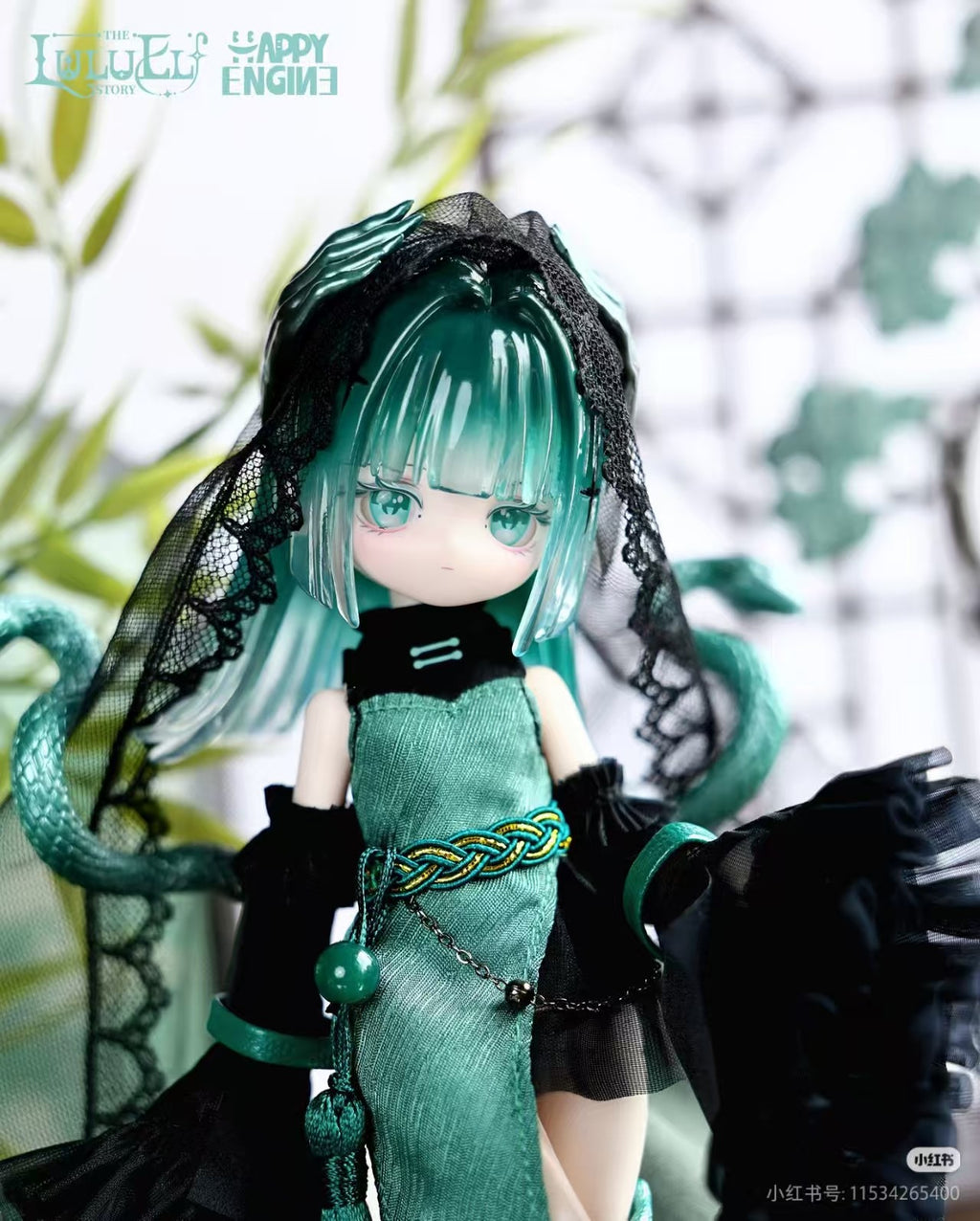 Luluelf Story GreenSnake 8.2" Bjd Hang Card Limited DressablAction Figure Gift