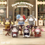 TOPTOY Sanrio Family Afternoon Tea Plush Doll Series Blind Box Figure Toy Gift