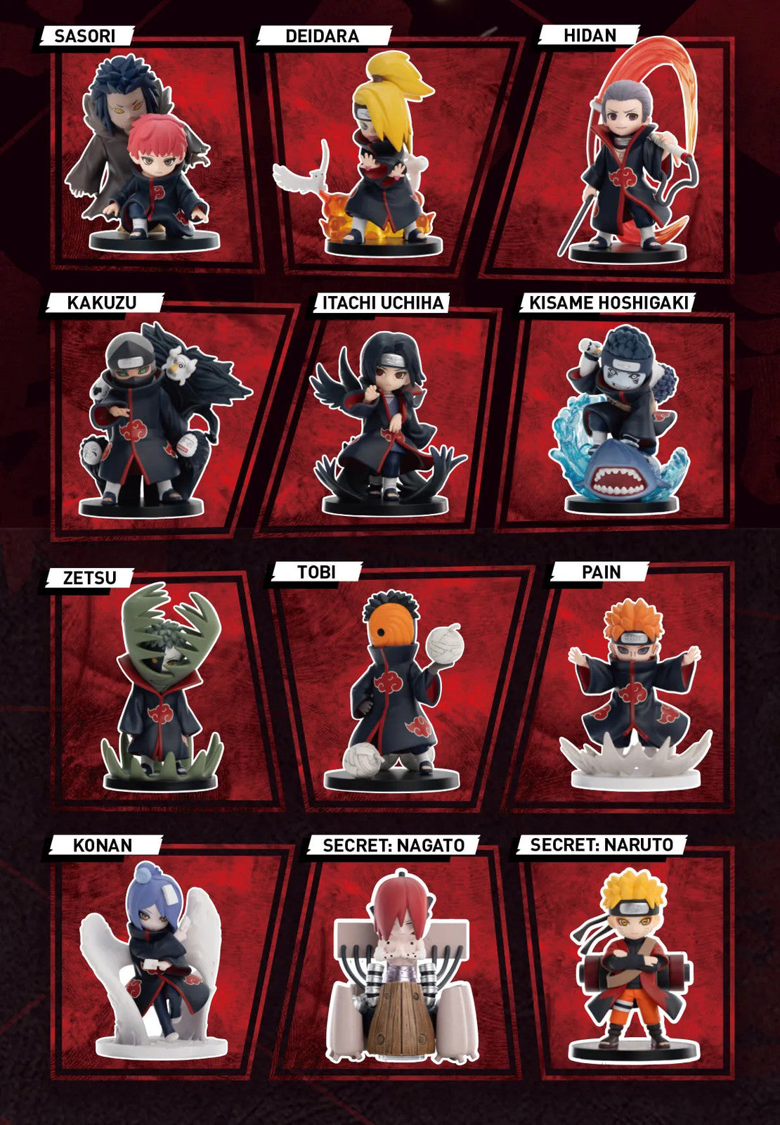 POP MART Naruto:Shippuden Series Battle Against Akatsuki Themed Figure Authentic