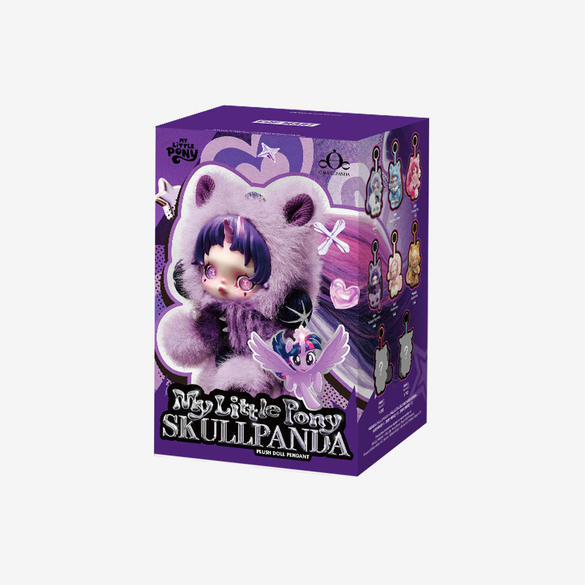 POP MART SKULLPANDA×My Little Pony Series Plush Doll Pendant5.31inches Authentic