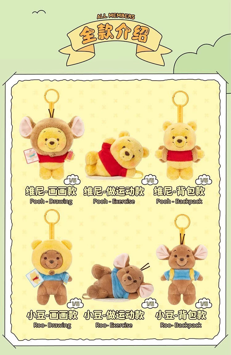 TOPTOY Disney Winnie The Pooh Forever Friends Series Blind Box Figure Toy Gift