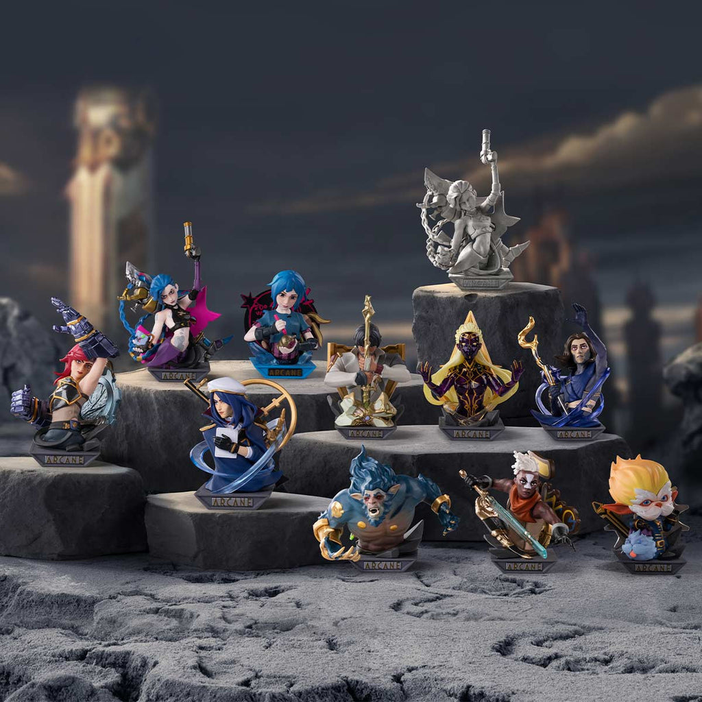 POP MART League of Legends: Arcane Series Figures 4.72-5.51inches Authentic