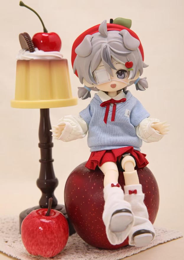 7Pcs Fruit Hard Candy Research Institute Bjd Dressable Action Figures In Stock