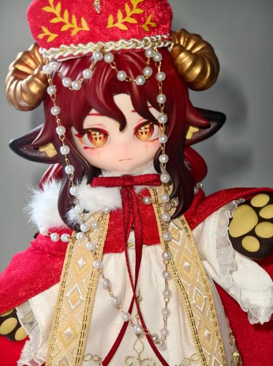 Sheep Cardinal for Moon Luna Series Bjd Limited Hang Card Dressable Doll Gift