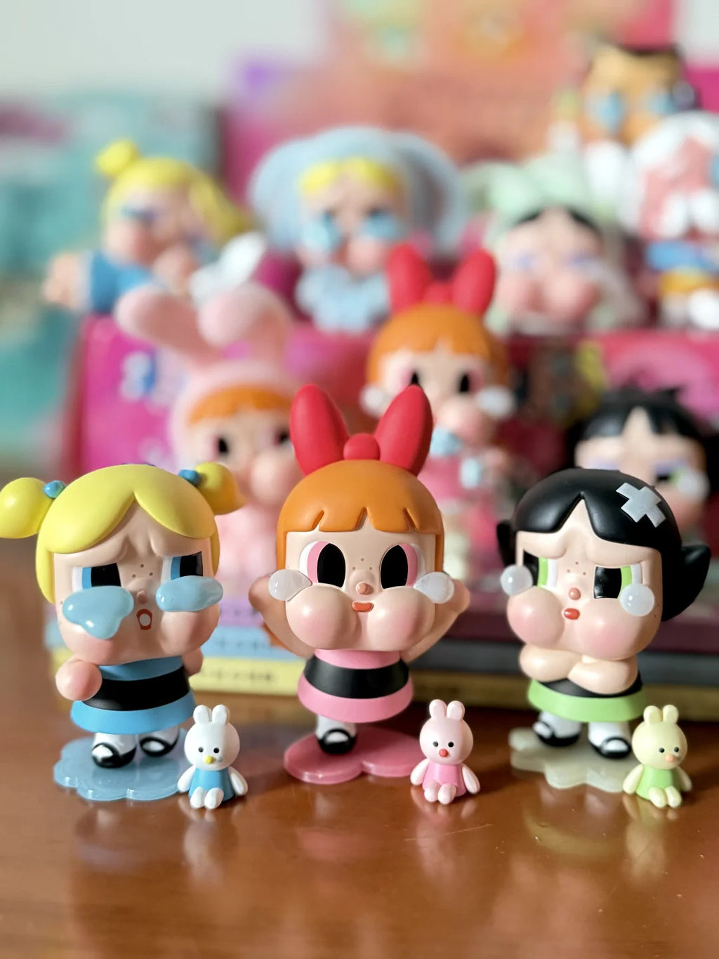 POP MART CRYBABY The Powerpuff Girls Series Confirmed Blind Box of 12 Toys Gift