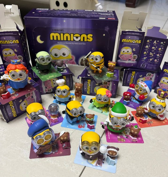 POP MART Minions Bedtime Stories by Bob and Tim Series Figures 1.97-3.54inches