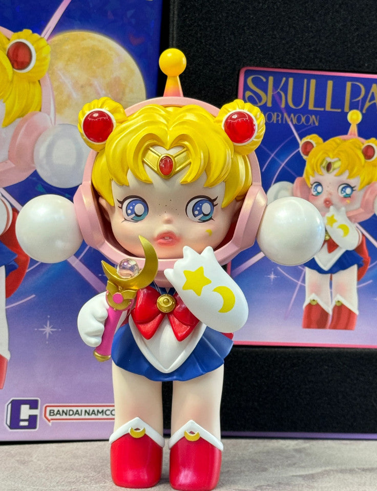 POP MART Skullpanda X Sailor Moon Figure Factory Sealed Box Hot Toy Gift