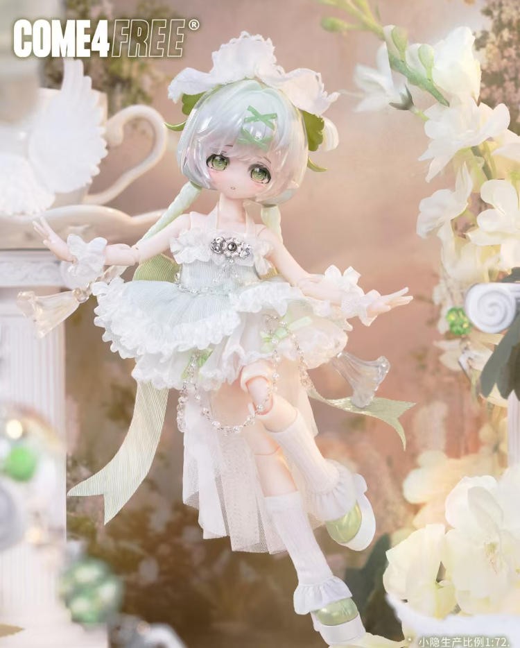 Come4Free Taowan Pingye Draw Lots Spirit 19cm/7.4In Bjd Doll Action Figure Gift