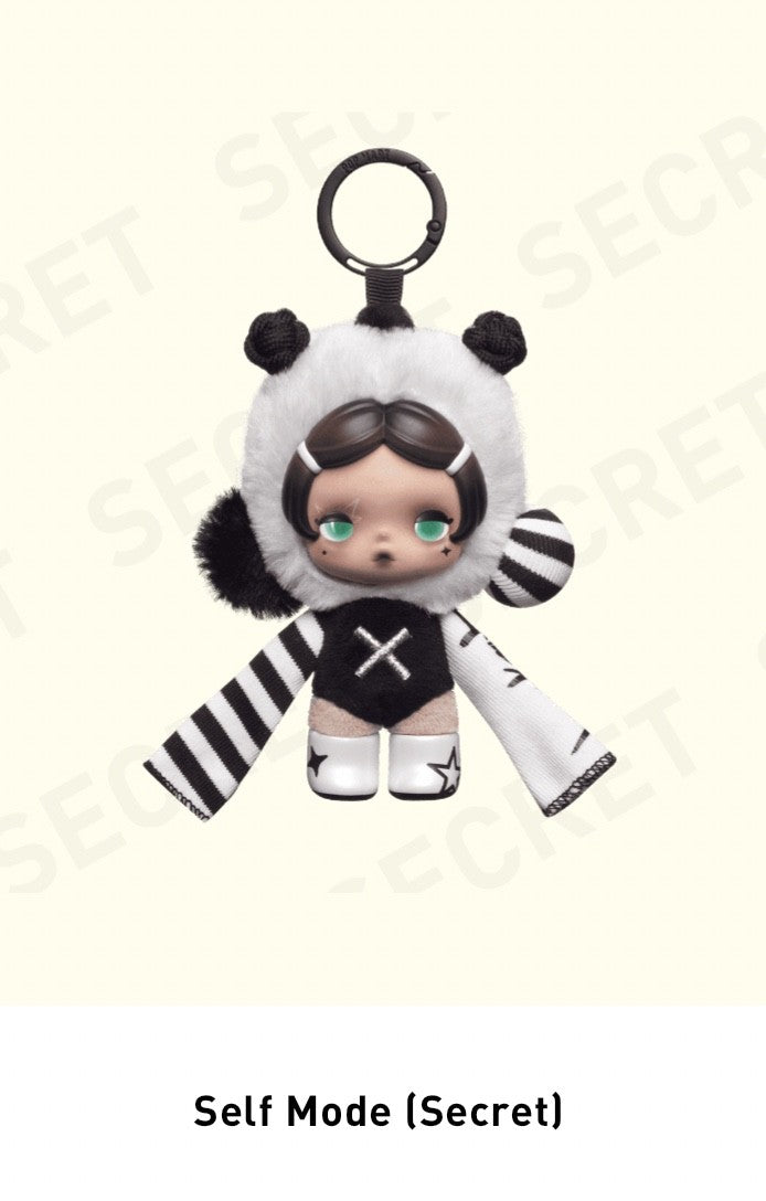 POP MART Skullpanda Off Mode Series Plush Pendant Authentic Hot Toy Gift