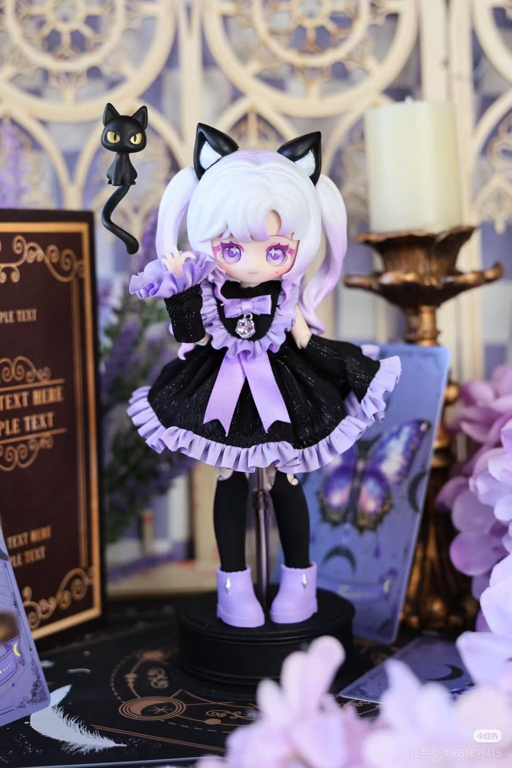 Xintong Black Cat Secret Island Adventure 23.5cm/9.2In Bjd Action Figure Gift