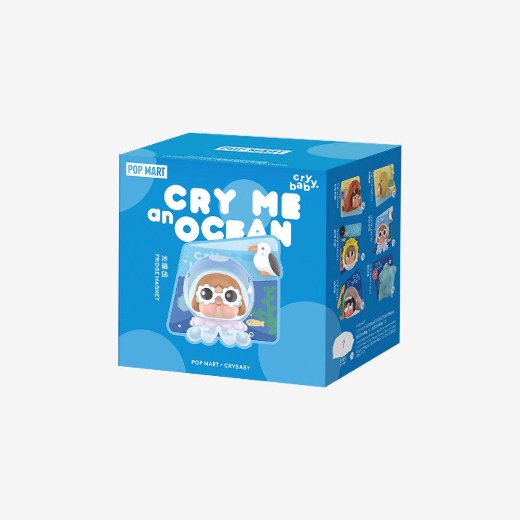 POP MART CRYBABY Cry Me an Ocean Series Fridge Magnet Authentic Hot Toy Gift