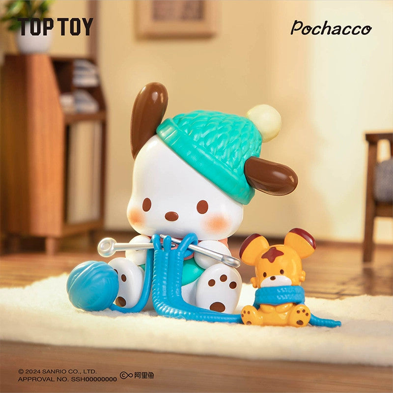 TOPTOY Sanrio Pochacco Vintage Time Train Series Blind Box Authentic Hot Toy