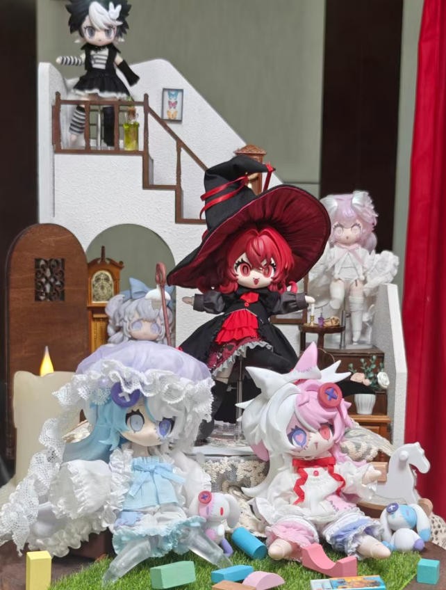 Pre-Sale Brewling Potion Ghost Rabbit 5.9In Bjd Limited Hang Card Action Figure