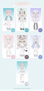 Sugary Girls Series Mjd Bjd Doll Action Figure Designer Toy 16cm