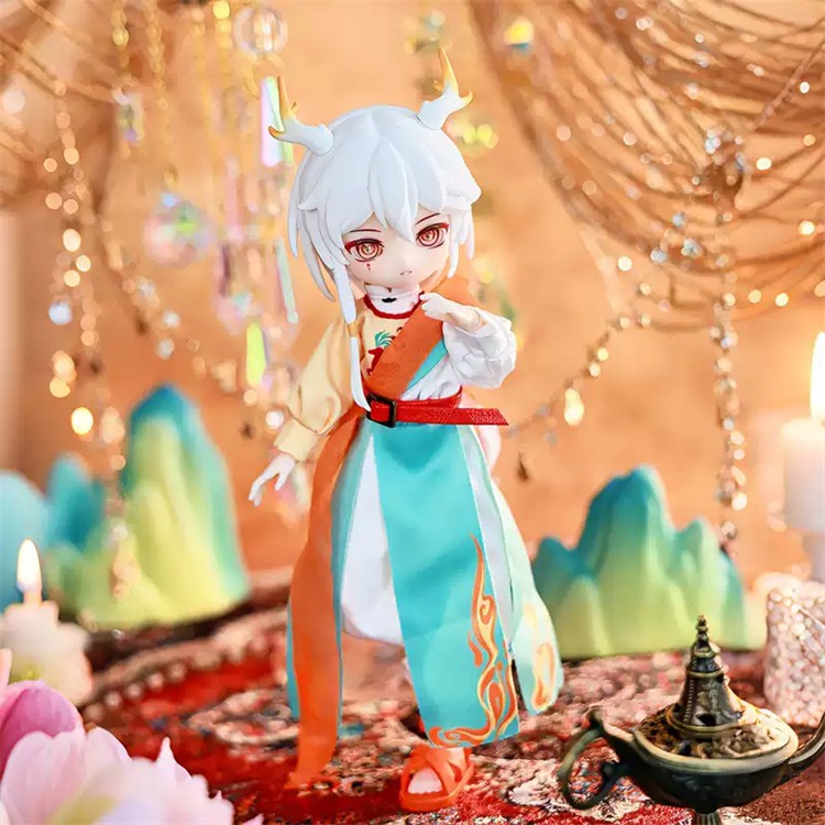 6Pcs Ta Feng Yin 18.5m/7.2in Bjd Dolls Dressable Action Figures Official Gift