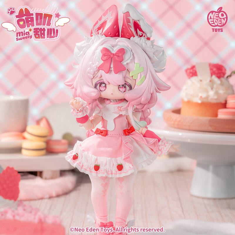 6Pcs Neo Eden Mia Sweety 5.9" Bjd Dressable Action Figure Official In Stock Gift