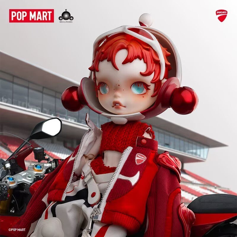 Authentic Skullpanda × Ducati 1/6 Action Toy Gift Figure Toy Cute Hot