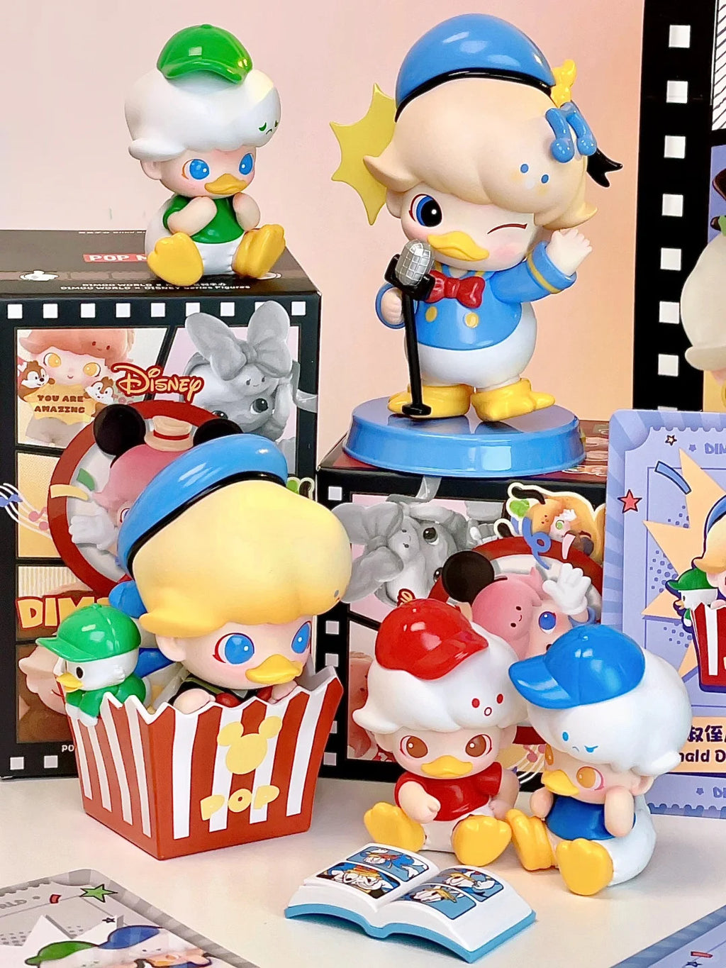 POP MART DIMOO WORLD × DISNEY Series Figures Blind Box Authentic 2.76-3.94inches